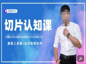 切片认知课+赠(资料包+送授权)-直播切片教程-星河轻创