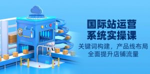 国际站运营系统实操课：关键词构建，产品线布局，全面提升店铺流量-星河轻创