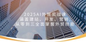 2025AI外贸实战课：涵盖建站、开发、营销, 从零到三全面掌握外贸技能-星河轻创