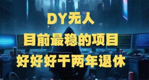 DY无人，目前最稳的项目，矩阵放大边旅游边赚钱，好好好干两年退休-星河轻创