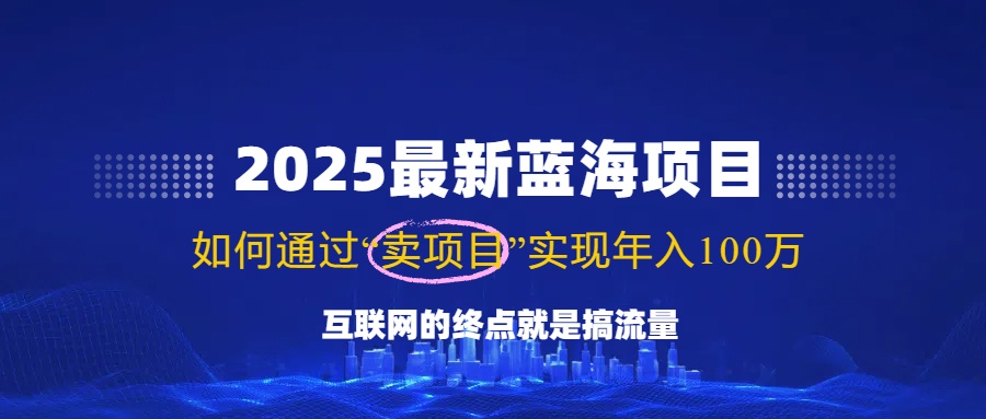2025最新蓝海项目，零门槛轻松复制，月入10万+，新手也能操作！-星河轻创