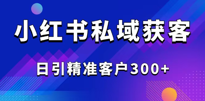 2025最新小红书平台引流获客截流自热玩法讲解，日引精准客户300+-星河轻创