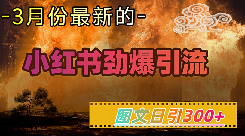 小红书超劲爆引流手段,图文日引300+轻松变现1W-星河轻创
