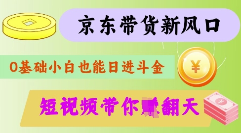 最新京东短视频带货代运营秘籍，轻松躺挣【揭秘】-星河轻创