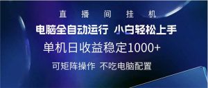 2025直播间最新玩法单机日入1000+ 全自动运行 可矩阵操作-星河轻创