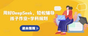 用好DeepSeek，轻松辅导孩子作业+学科规划-星河轻创
