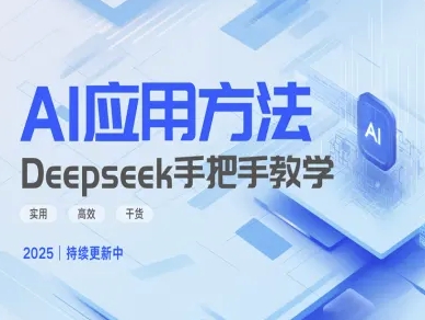 Deepseek实际应用技巧—手把手教学版，实用高效干货-星河轻创