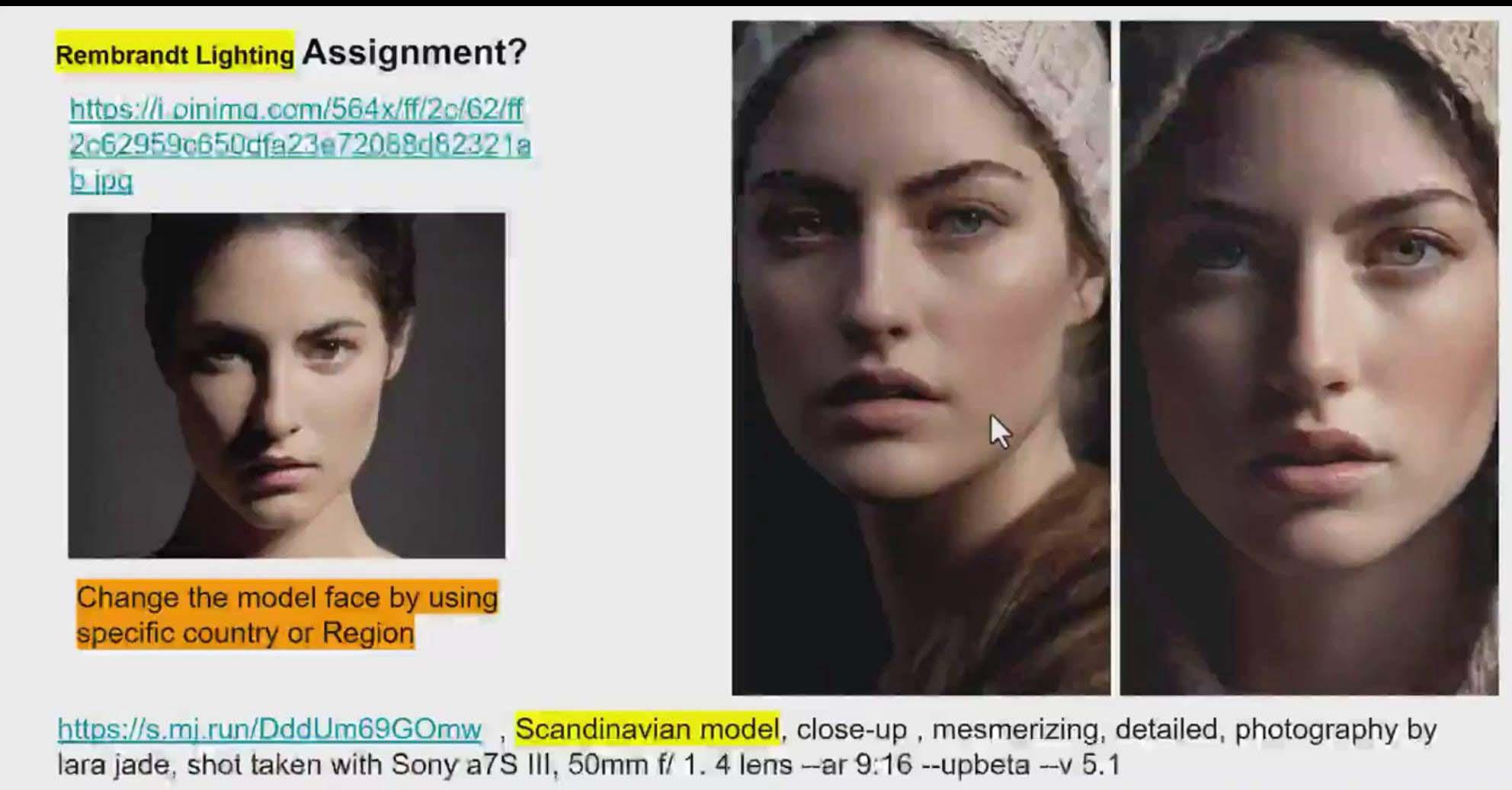 (9312期)Midjourney v5 ChatGPT 和 Bard AI人工智能人像摄影大师班-15节-中英字幕-星河轻创