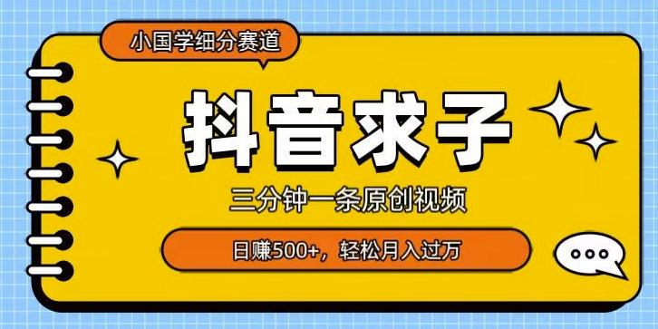 小国学细分赛道，三分钟一条原创视频，日赚500+，可矩阵复制-星河轻创