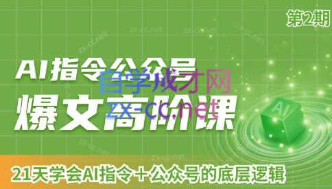 AI破局俱乐部·AI指令公众号高阶课（第2期）-星河轻创