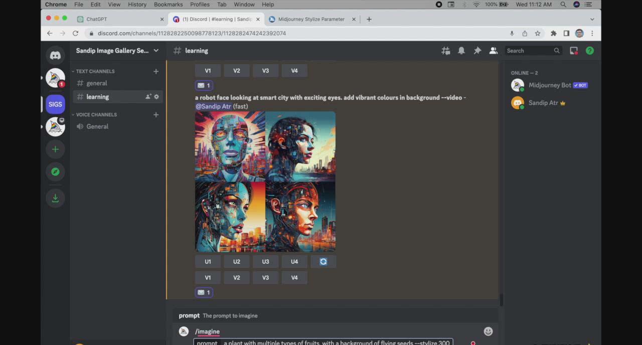 图片[2]-ChatGPT4 和 MidJourney AI 绘画聊天革命性指南教程-33节视频课-中英字幕-星河轻创