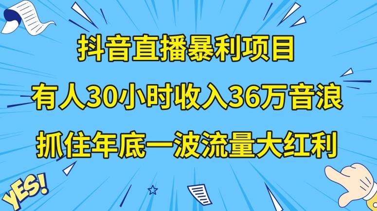 抖音直播暴利项目，有人30小时收入36万音浪，公司宣传片年会视频制作，抓住年底一波流量大红利【揭秘】-星河轻创