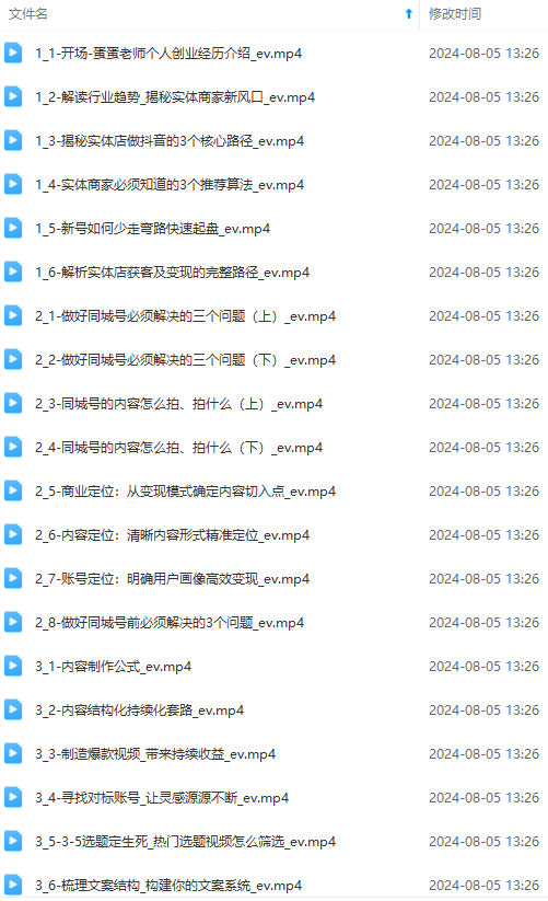 图片[1]-实体店老板获客特训营：认知、定位、文案、矩阵、直播、AI等(72节-星河轻创