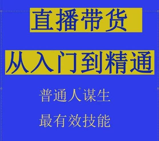 2024抖音直播带货直播间拆解抖运营从入门到精通，普通人谋生最有效技能-星河轻创