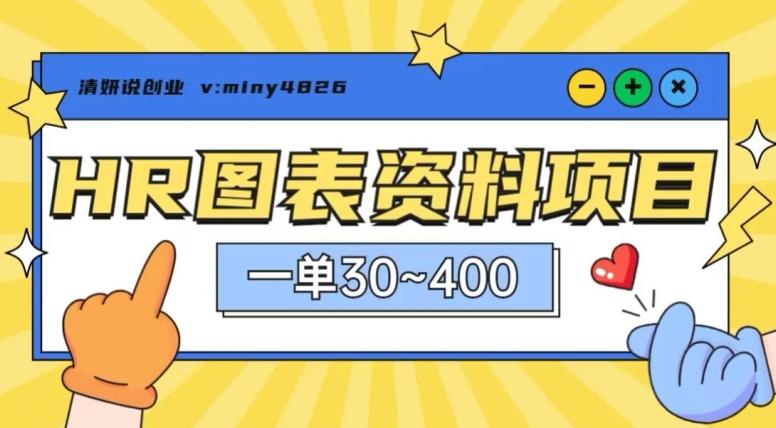一单收益30-400，HR图表资料蓝海项目-星河轻创