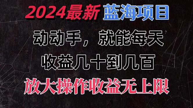 有手就行的2024全新蓝海项目，每天1小时收益几十到几百，可放大操作收…-星河轻创