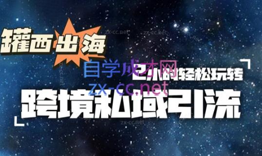 罐西老师·零基础学会跨境私域引流-星河轻创