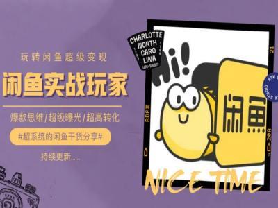 手把手教你0到1系统玩转闲鱼变现，爆款思维/超级曝光/超高转化-星河轻创