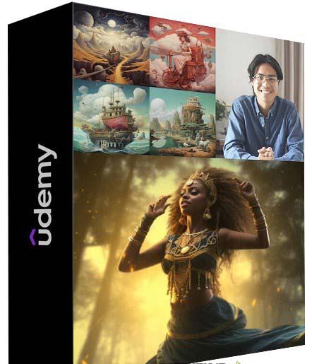 MidjourneyAI绘画艺术生成的大师级写作提示指南教程-8节视频课-中英字幕-星河轻创