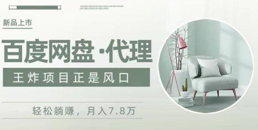 度盘代理，月入7w保姆级全方位教程-星河轻创