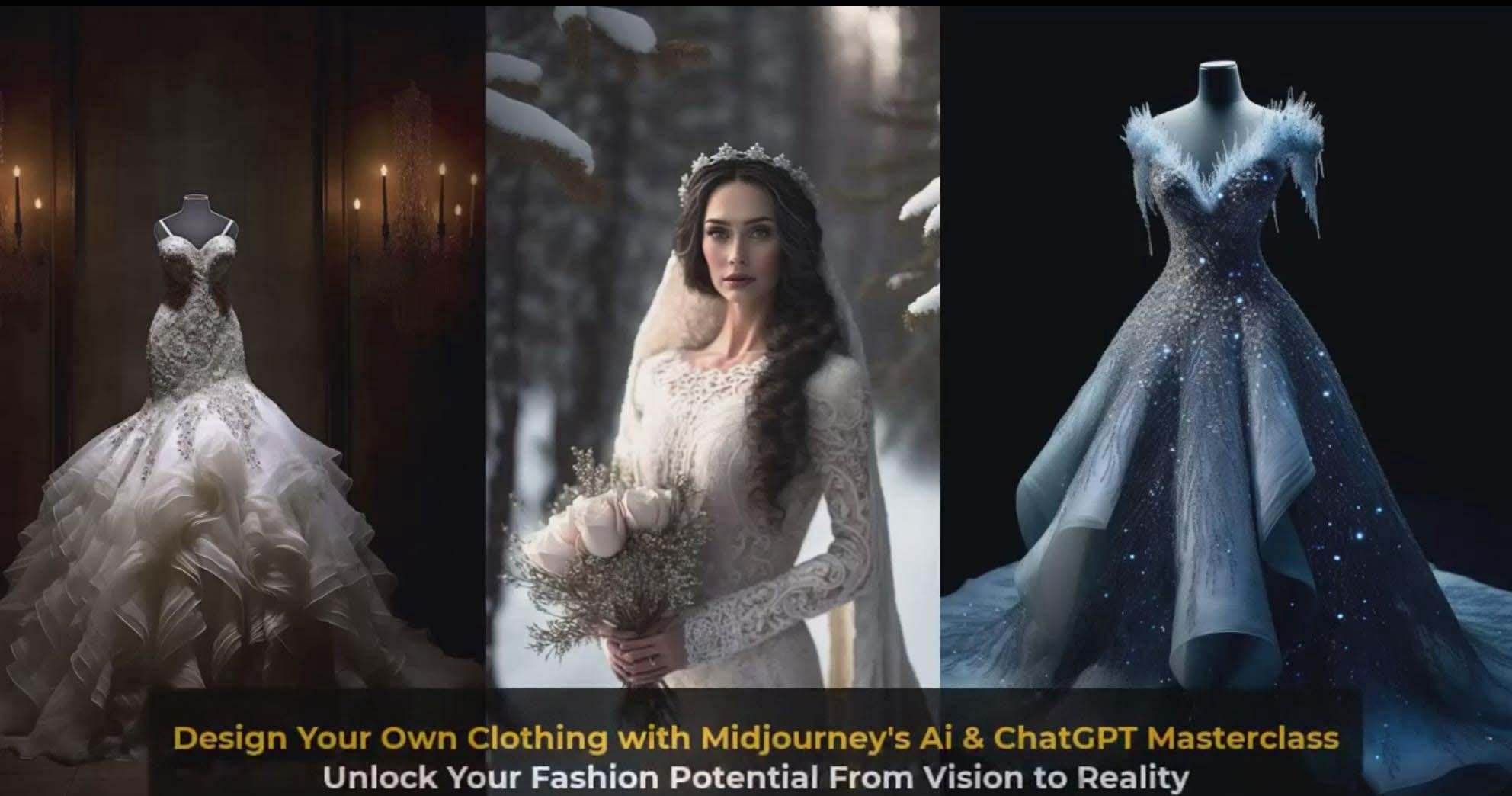 图片[7]-利用 Midjourneys Ai 人工智能设计自己的服装AI大师班-10节课-中英字幕-星河轻创