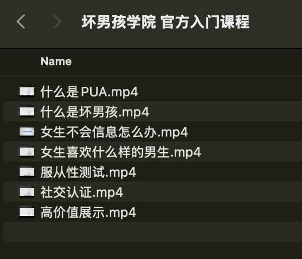 坏男孩学院 官方入门课程-星河轻创