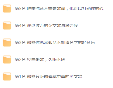 【无损音乐分享】网易云音乐收藏榜单前五名合集 精选好歌-星河轻创