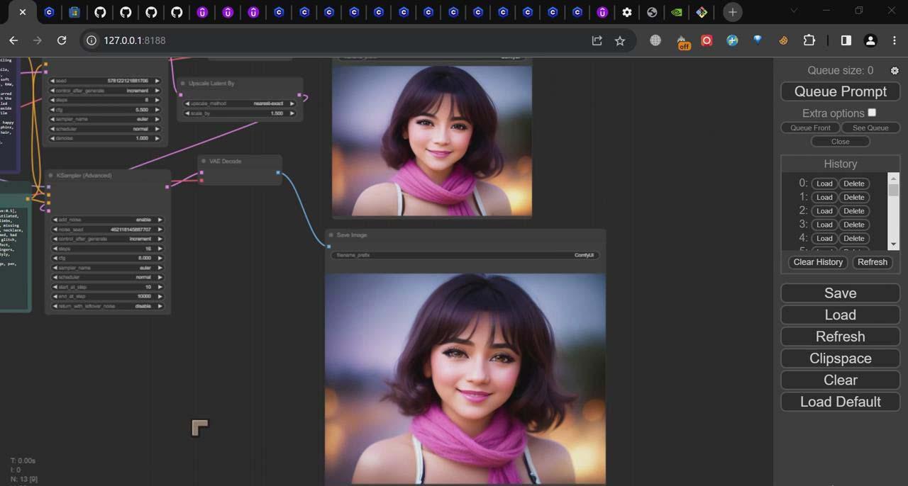 图片[2]-ComfyUI 利用 Stable Diffusion 学习AI GUI 工作流程教程-中英字幕-星河轻创
