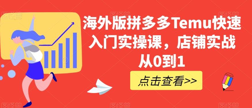 海外版拼多多Temu快速入门实操课，店铺实战从0到1-星河轻创