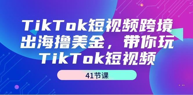 TikTok短视频跨境出海撸美金，带你玩TikTok短视频(41节课)-星河轻创