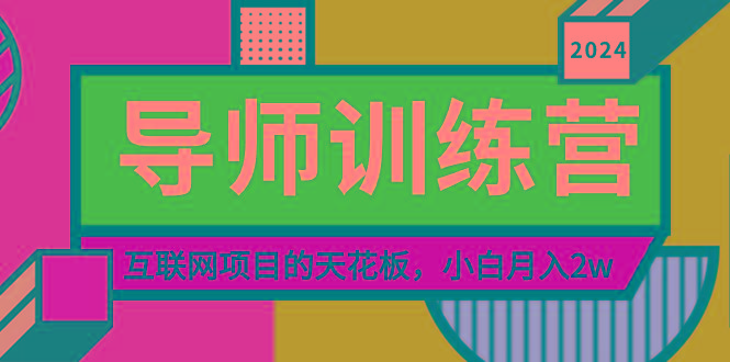 《导师训练营》精准粉丝引流的天花板，小白月入2w-星河轻创