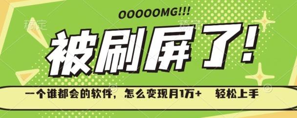 一个谁都会的软件，怎么变现月1万+轻松上手-星河轻创