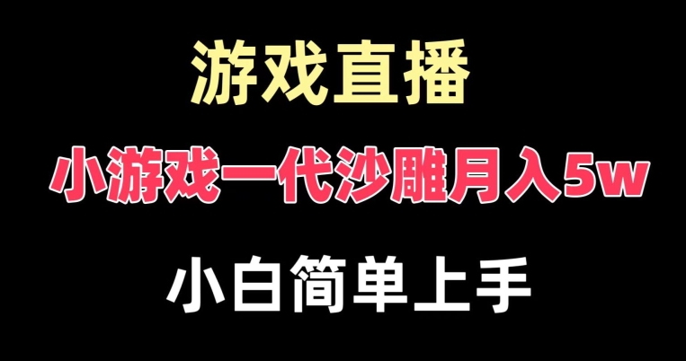玩小游戏一代沙雕月入5w，爆裂变现，快速拿结果，高级保姆式教学【揭秘】-星河轻创