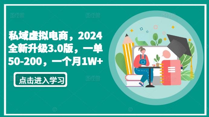 私域虚拟电商，2024全新升级3.0版，一单50-200，一个月1W+【揭秘】-星河轻创