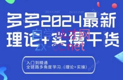 拼多多2024最新规则理论结合实际的干货-星河轻创