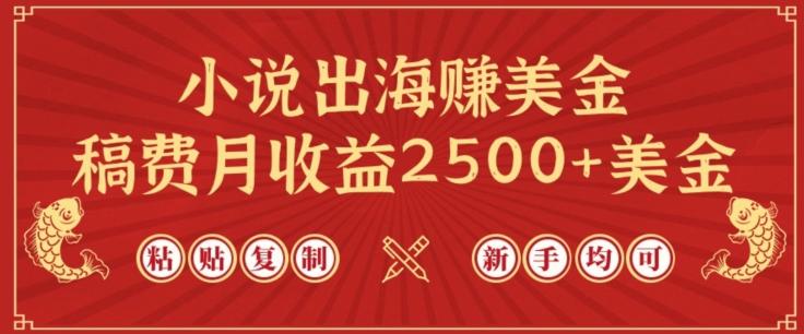 小说出海赚美金，稿费月收益2500+美金，仅需chatgpt粘贴复制，新手也能玩转【揭秘】-星河轻创
