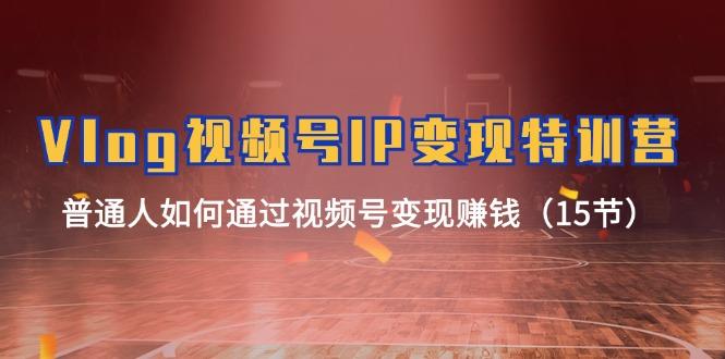 Vlog 视频号IP变现特训营，普通人如何通过视频号变现赚钱(15节-星河轻创