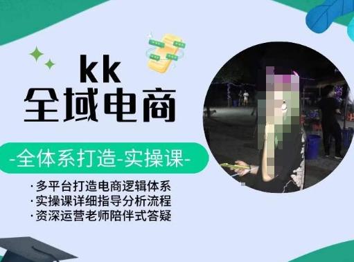 KK全域电商，全体系打造实操课，多平台打造电商逻辑体系-星河轻创
