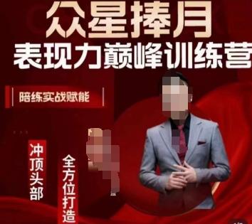 众星捧月表现力巅峰训练营，全方位打造，陪练实战赋能-星河轻创