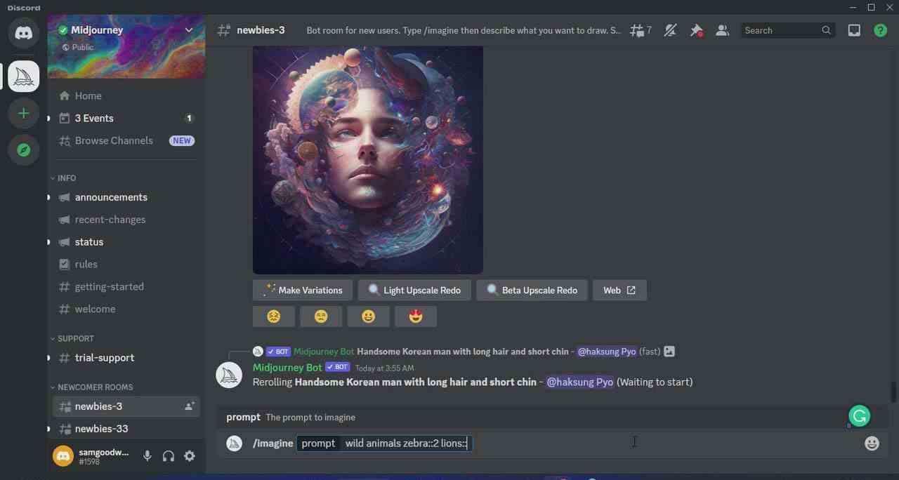 Midjourney AI人工智能艺术图片从入门到高级创作教程-33节课-中英字幕-星河轻创