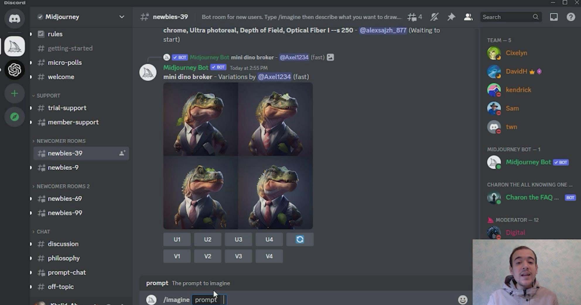 图片[1]-Midjourney 精通教程-使用Midjourney AI创建美丽艺术图像-36节课-中英字幕-星河轻创